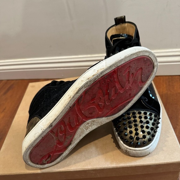 Men’s Christian Louboutin Sneakers 8.5 - Picture 3 of 5